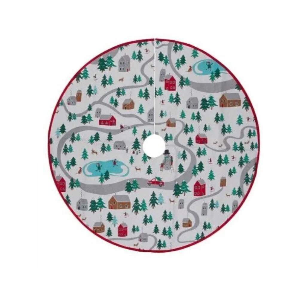 Christmas Holiday Tree Skirt New With Tags 38Inches
